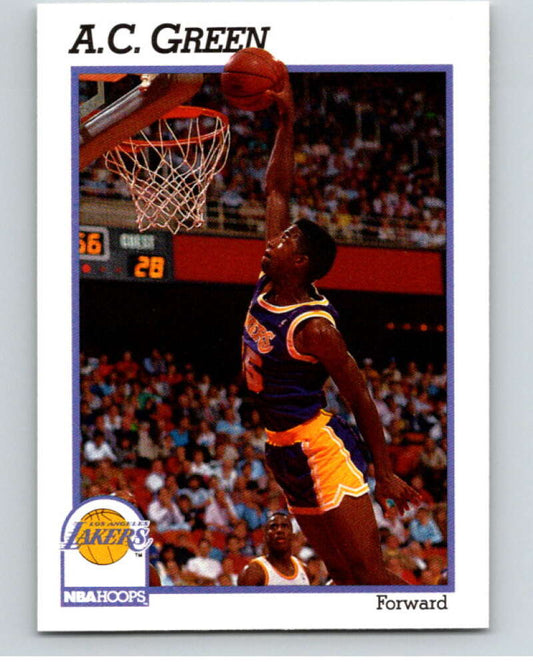 1991-92 Hoops #101 Magic Johnson  Los Angeles Lakers  V82211 Image 1