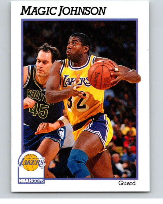 1991-92 Hoops #102 Sam Perkins  Los Angeles Lakers  V82213 Image 1