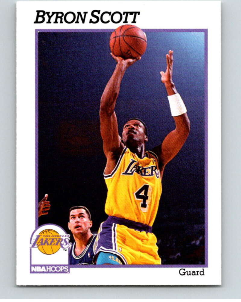 1991-92 Hoops #104 Terry Teagle Los Angeles Lakers V82216 Image 1