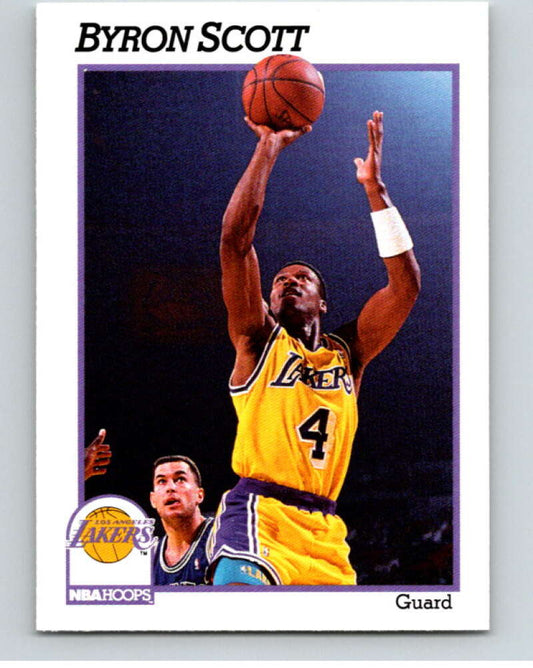 1991-92 Hoops #104 Terry Teagle  Los Angeles Lakers  V82216 Image 1