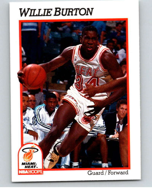 1991-92 Hoops #109 Terry Davis  Miami Heat  V82221 Image 1