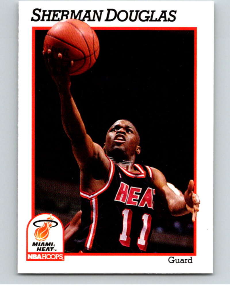 1991-92 Hoops #110 Sherman Douglas Miami Heat V82224 Image 1