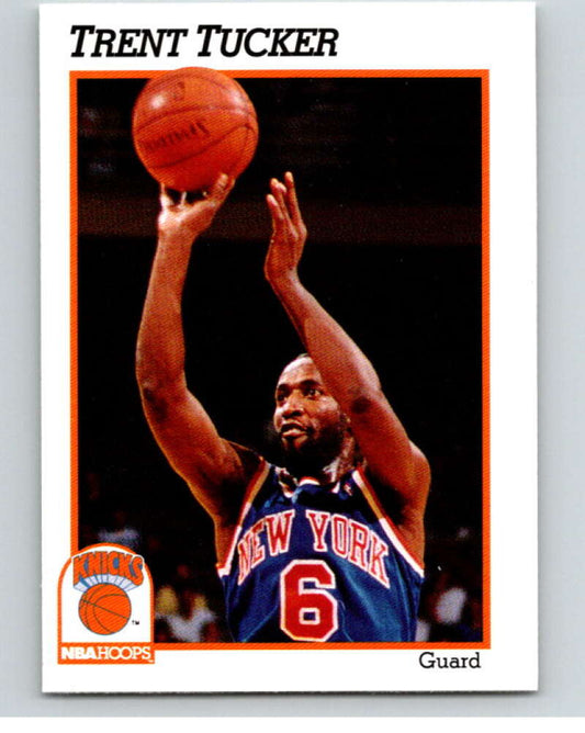 1991-92 Hoops #143 Trent Tucker  New York Knicks  V82252 Image 1