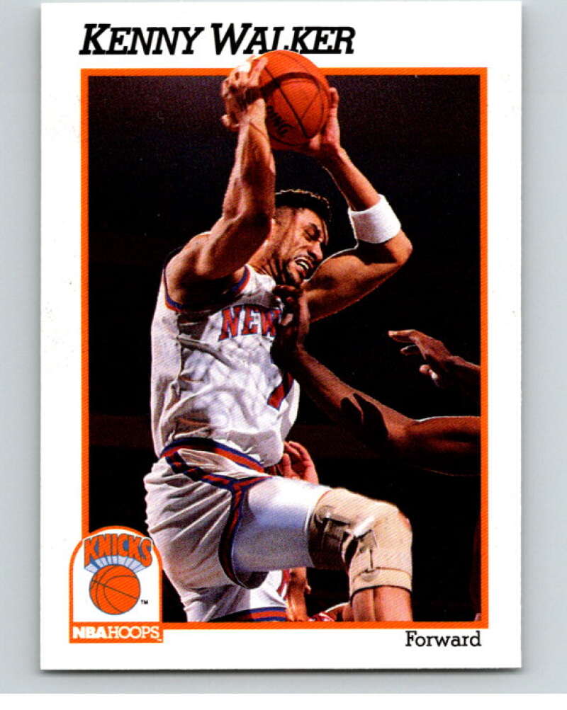 1991-92 Hoops #145 Kenny Walker New York Knicks V82256 Image 1