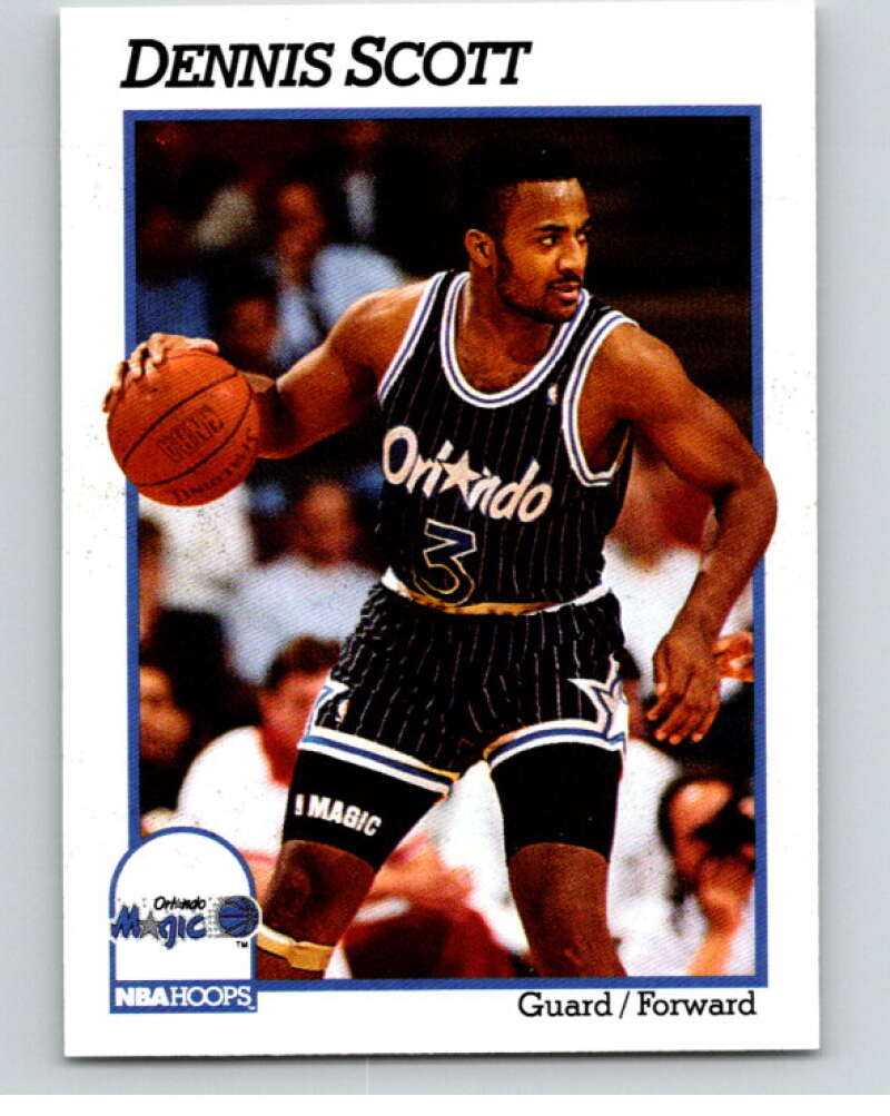 1991-92 Hoops #151 Dennis Scott Orlando Magic V82260 Image 1