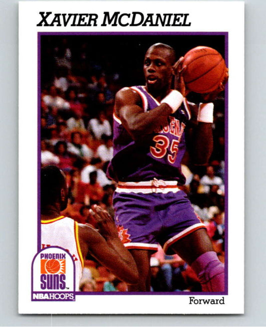 1991-92 Hoops #168 Xavier McDaniel  Phoenix Suns  V82275 Image 1