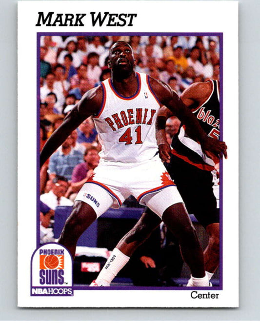 1991-92 Hoops #170 Mark West  Phoenix Suns  V82278 Image 1