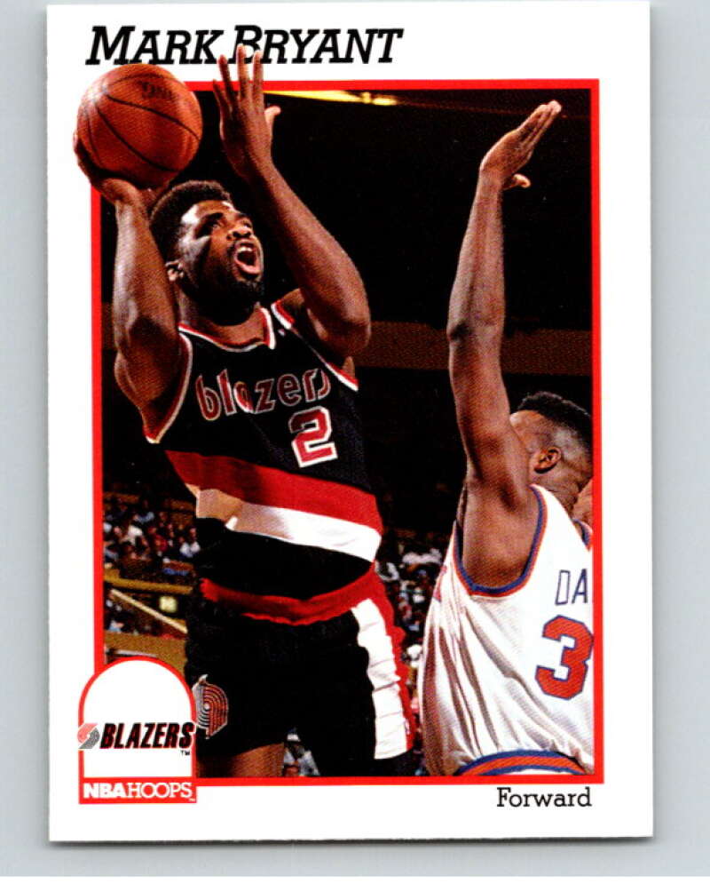 1991-92 Hoops #173 Walter Davis Portland Trail Blazers V82281 Image 1