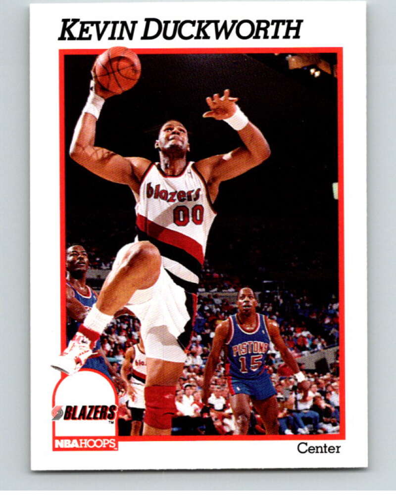 1991-92 Hoops #176 Jerome Kersey Portland Trail Blazers V82285 Image 1
