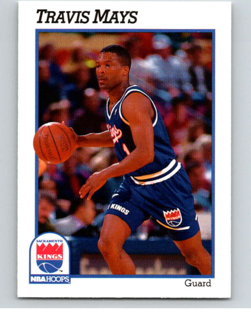 1991-92 Hoops #186 Rory Sparrow Sacramento Kings V82295 Image 1