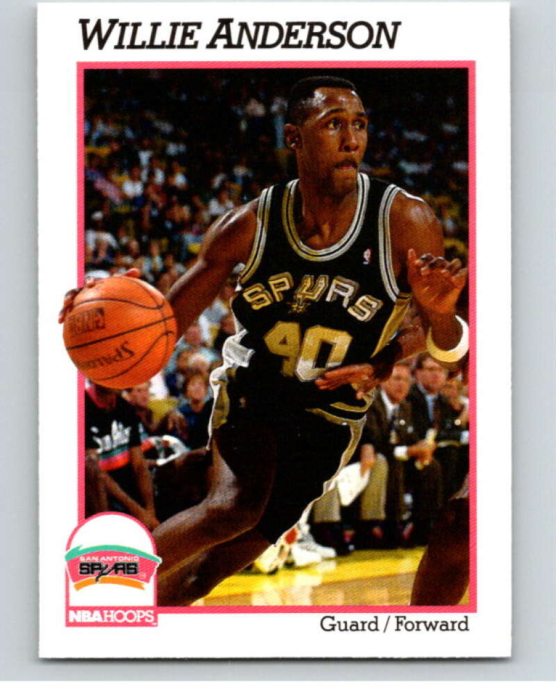 1991-92 Hoops #189 Terry Cummings San Antonio Spurs V82298 Image 1