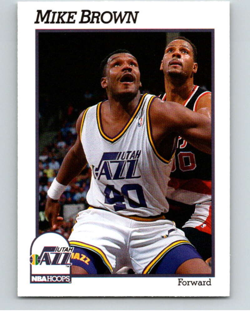 1991-92 Hoops #207 Mark Eaton Utah Jazz V82317 Image 1