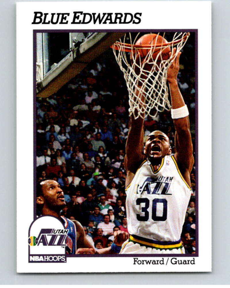 1991-92 Hoops #210 Jeff Malone Utah Jazz V82320 Image 1