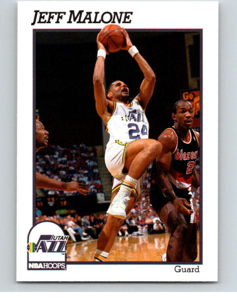 1991-92 Hoops #212 John Stockton Utah Jazz V82321 Image 1