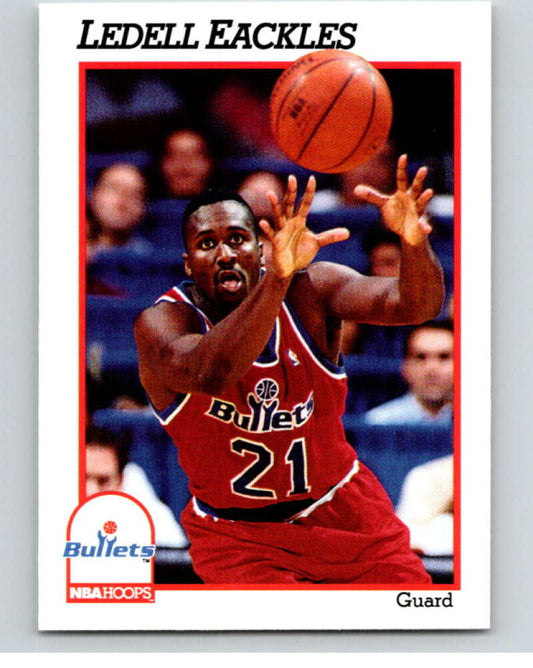 1991-92 Hoops #214 Pervis Ellison  Washington Bullets  V82323 Image 1