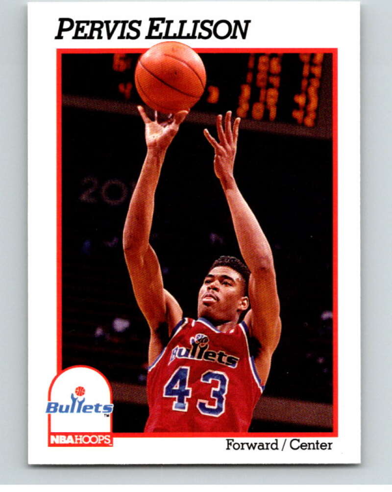 1991-92 Hoops #215 A.J. English Washington Bullets V82325 Image 1