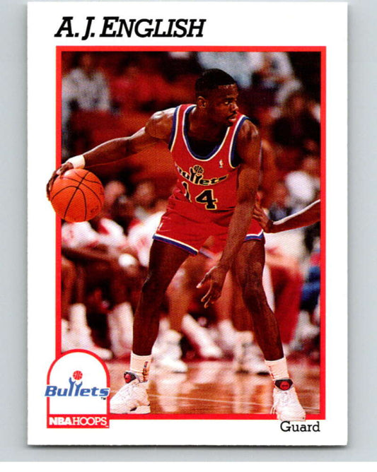 1991-92 Hoops #219 Darrell Walker  Washington Bullets  V82326 Image 1