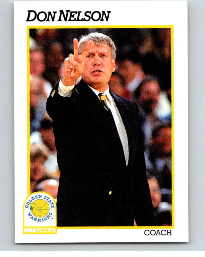 1991-92 Hoops #232 Mike Schuler CO Los Angeles Clippers V82339 Image 1