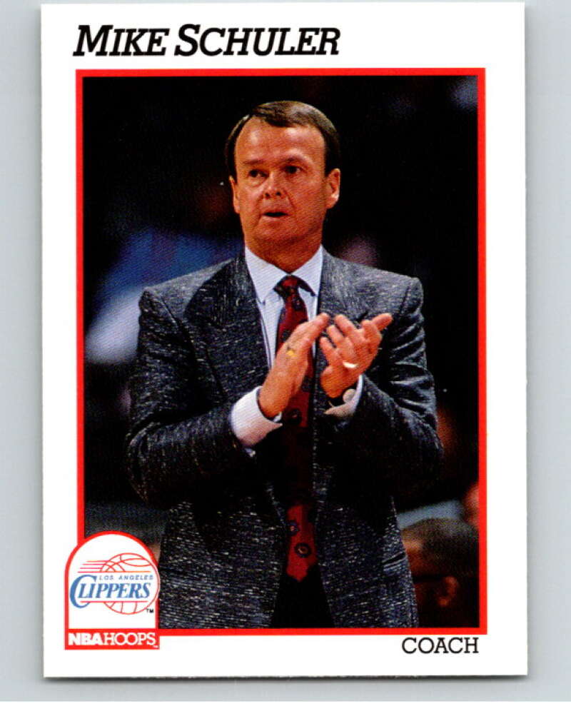 1991-92 Hoops #233 Mike Dunleavy Sr. CO Los Angeles Lakers V82340 Image 1