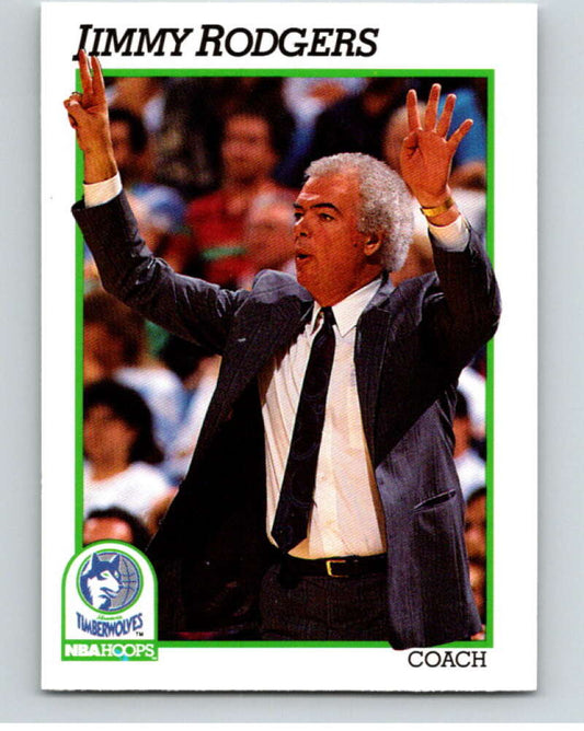 1991-92 Hoops #236 Jimmy Rodgers CO  Minnesota Timberwolves  V82344 Image 1