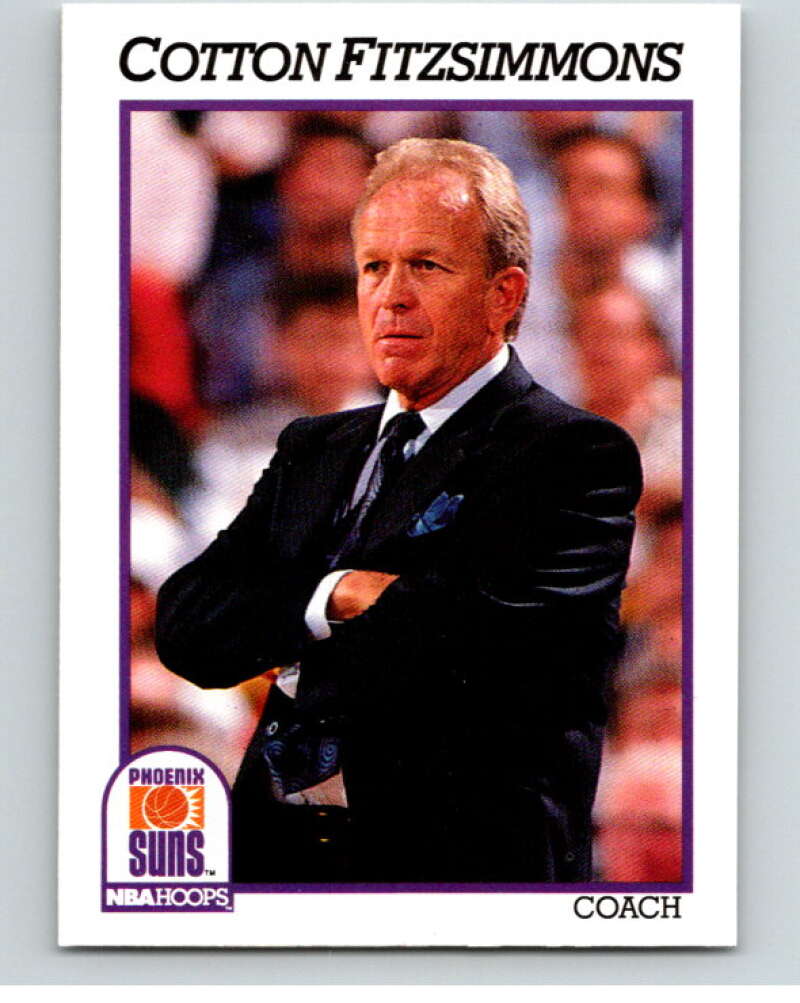 1991-92 Hoops #242 Rick Adelman CO Portland Trail Blazers V82350 Image 1