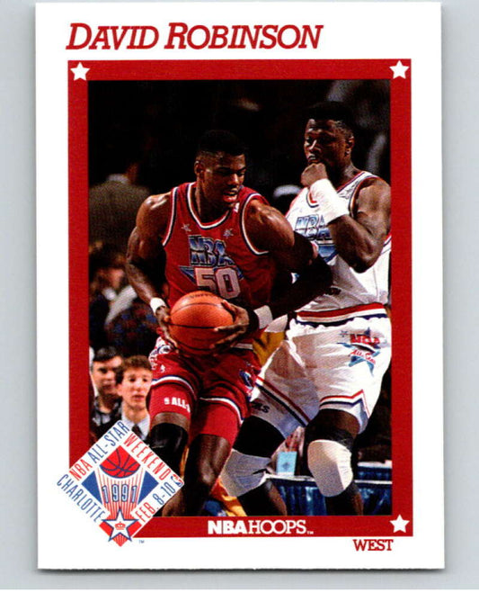 1991-92 Hoops #270 David Robinson AS  San Antonio Spurs  V82372 Image 1