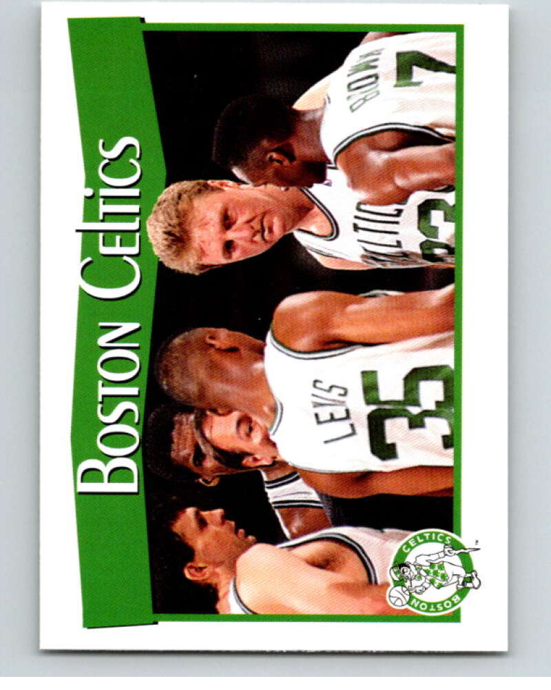 1991-92 Hoops #275 Boston Celtics Boston Celtics V82381 Image 1