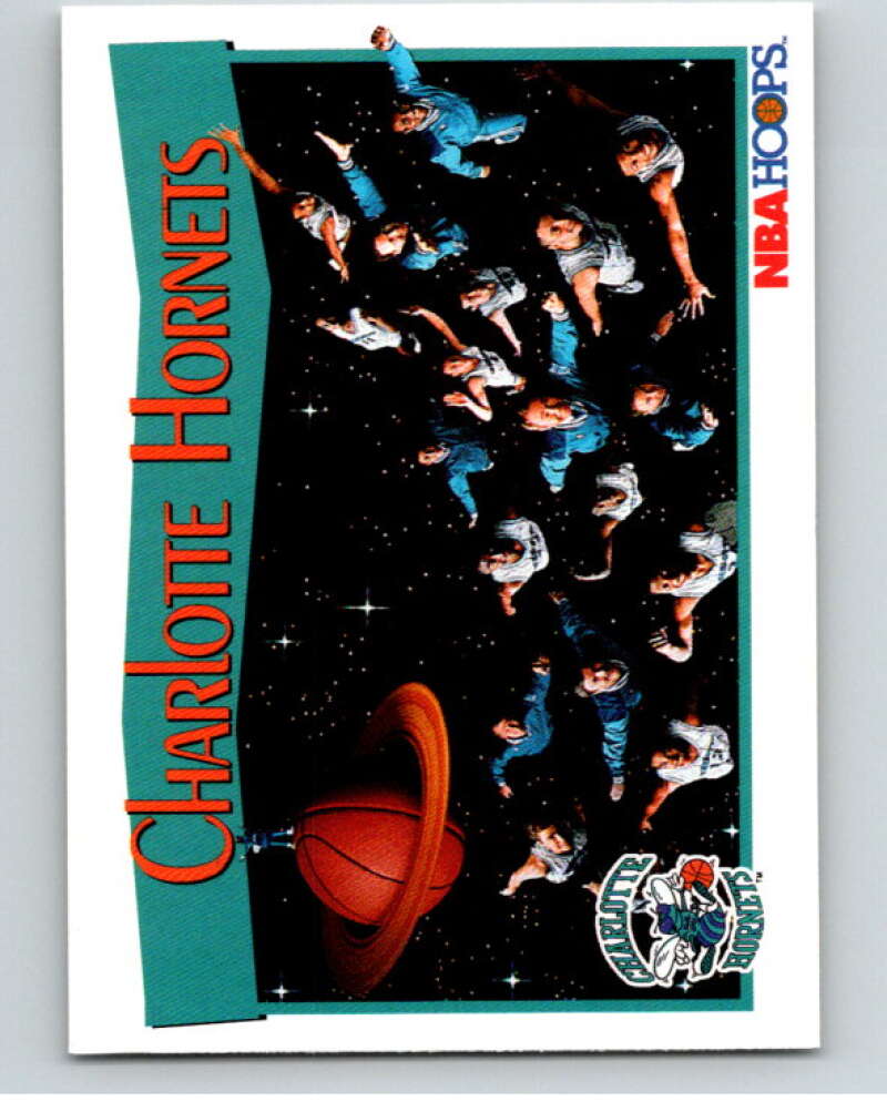 1991-92 Hoops #276 Charlotte Hornets Charlotte Hornets V82383 Image 1