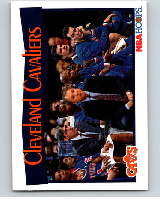 1991-92 Hoops #278 Cleveland Cavaliers  Cleveland Cavaliers  V82385 Image 1