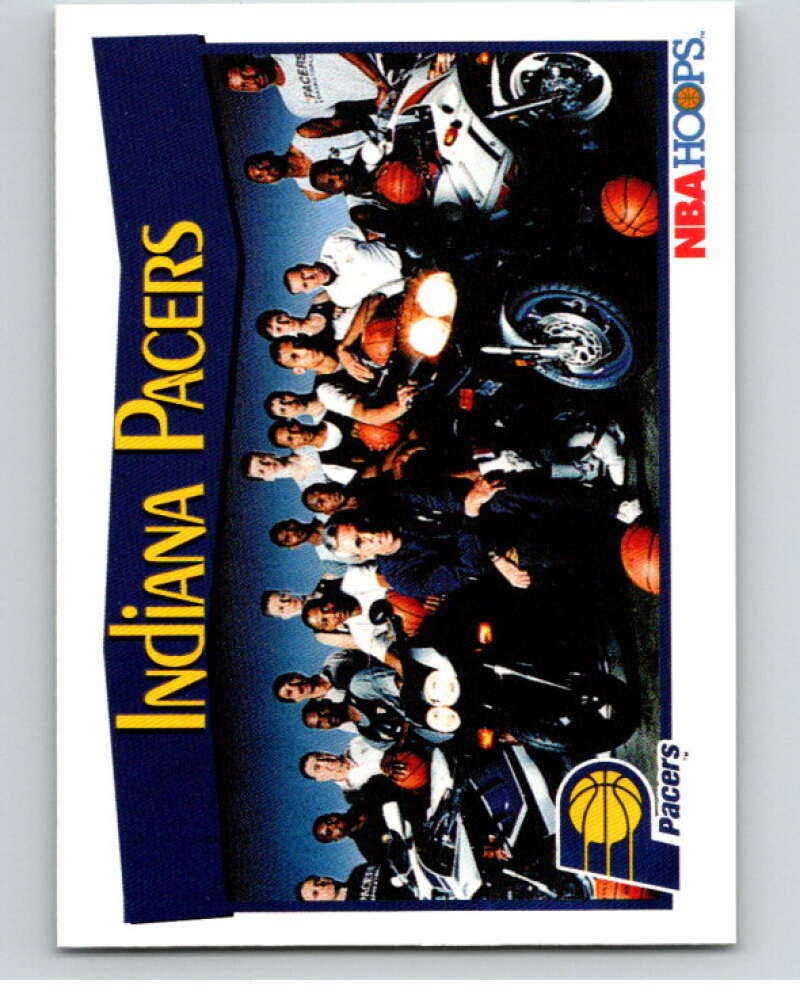 1991-92 Hoops #284 Indiana Pacers Indiana Pacers V82391 Image 1