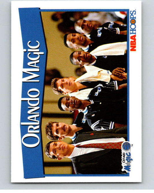 1991-92 Hoops #292 Orlando Magic  Orlando Magic  V82397 Image 1