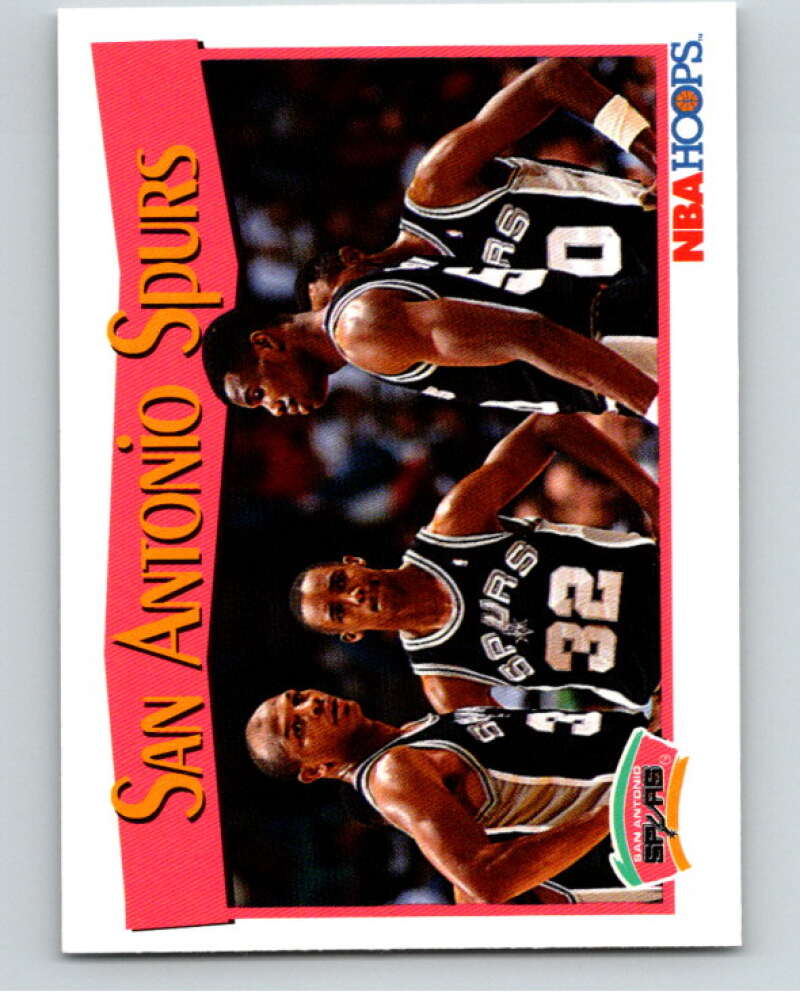 1991-92 Hoops #298 Seattle Supersonics Seattle SuperSonics V82402 Image 1