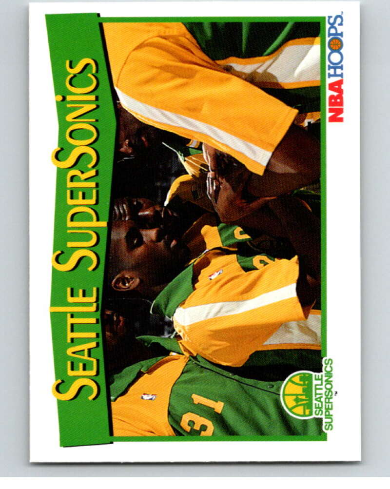 1991-92 Hoops #299 Utah Jazz Utah Jazz V82403 Image 1