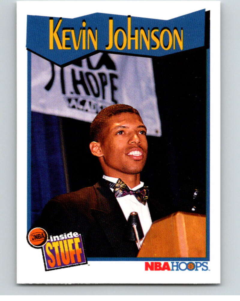 1991-92 Hoops #302 Kevin Johnson IS Phoenix Suns V82406 Image 1