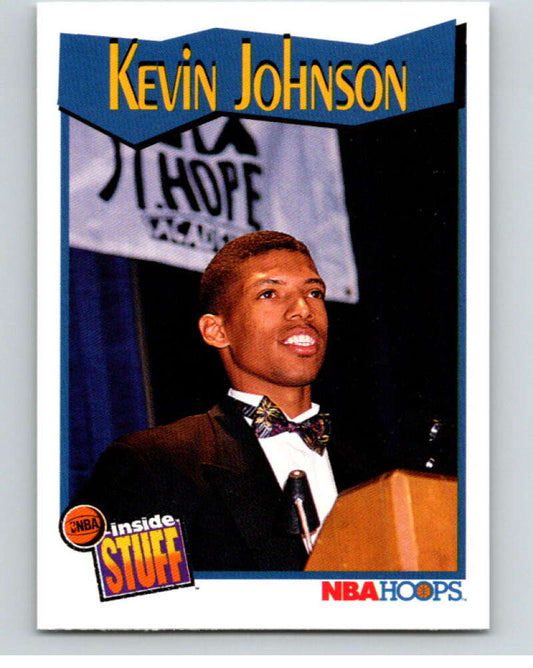 1991-92 Hoops #302 Kevin Johnson IS  Phoenix Suns  V82406 Image 1