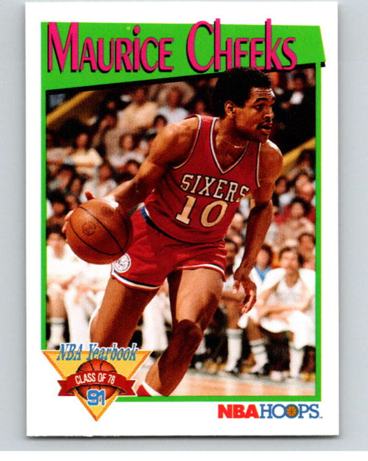 1991-92 Hoops #320 Maurice Cheeks YB  New York Knicks  V82422 Image 1