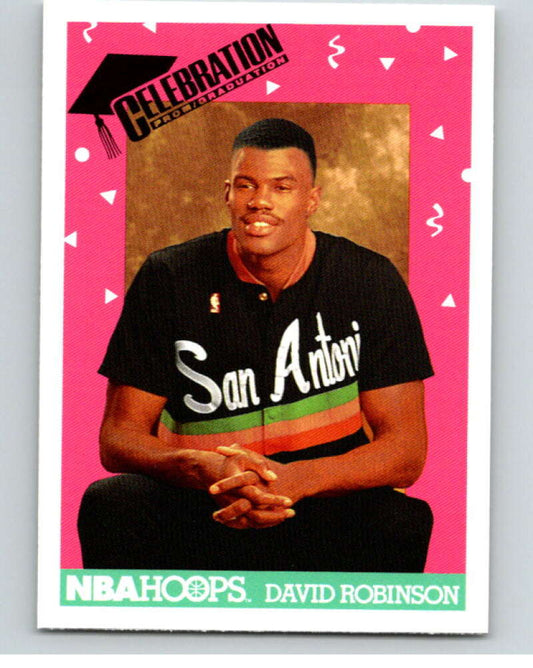 1991-92 Hoops #327 David Robinson  San Antonio Spurs  V82429 Image 1