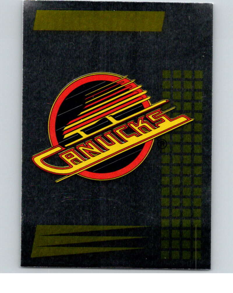1992-93 Panini Stickers Hockey #26 Canucks Logo V82498 Image 1