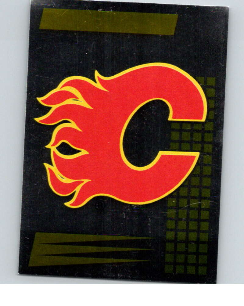 1992-93 Panini Stickers Hockey #38 Flames Logo V82535 Image 1