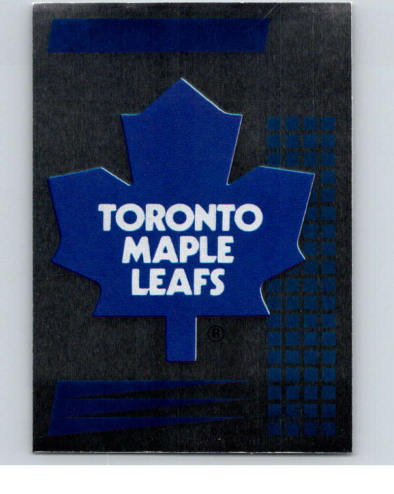1992-93 Panini Stickers Hockey #74 Maple Leafs Logo V82609 Image 1