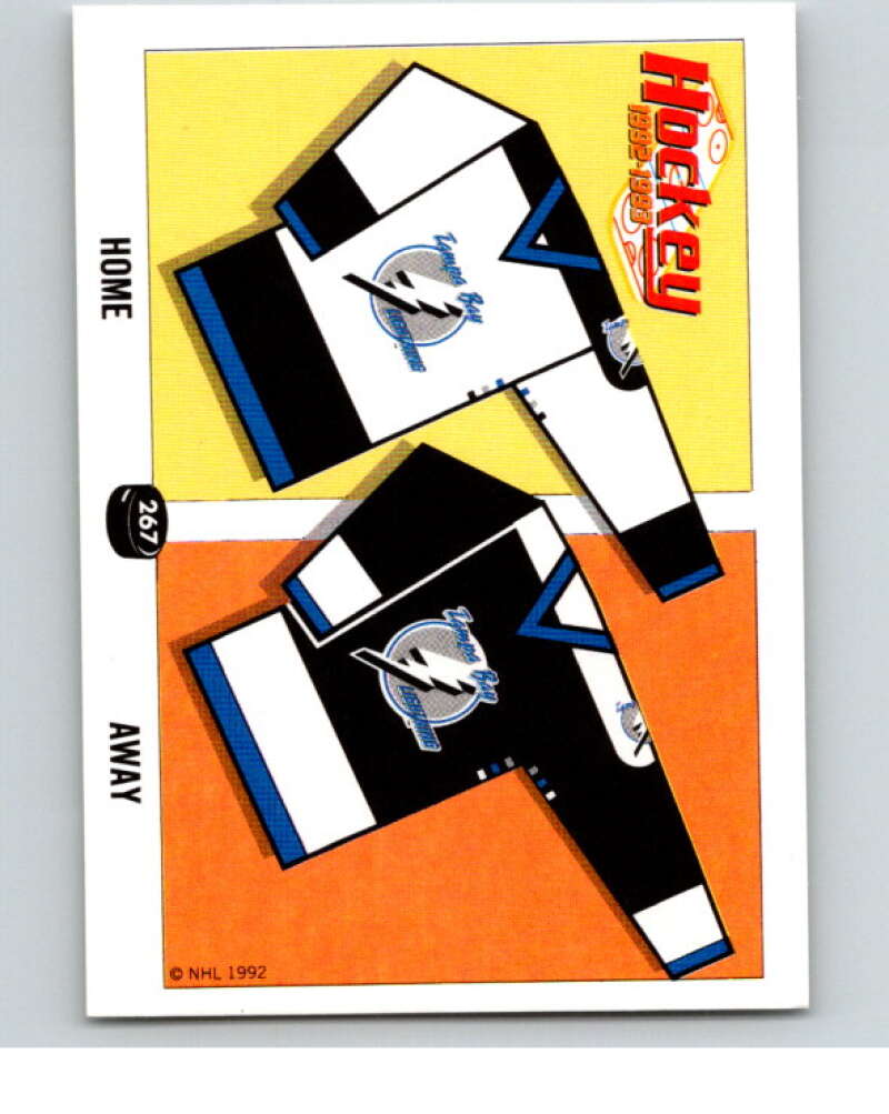 1992-93 Panini Stickers Hockey #267 Lightning Jersey V83020 Image 1