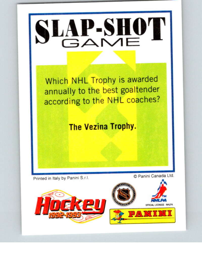 1992-93 Panini Stickers Hockey #294 Jaromir Jagr Pittsburgh Penguins V83065 Image 2