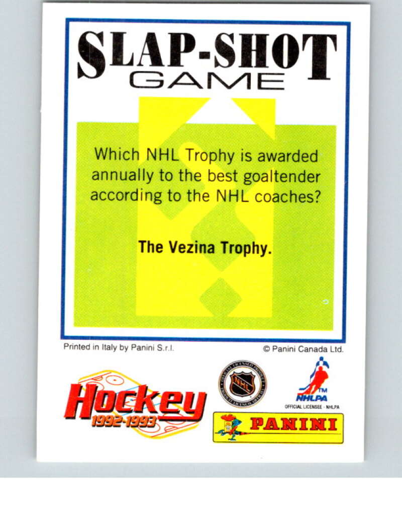 1992-93 Panini Stickers Hockey #294 Jaromir Jagr Pittsburgh Penguins V83066 Image 2