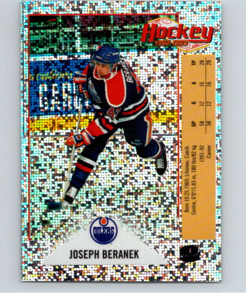 1992-93 Panini Stickers Hockey #I Joseph Beranek V83086 Image 1