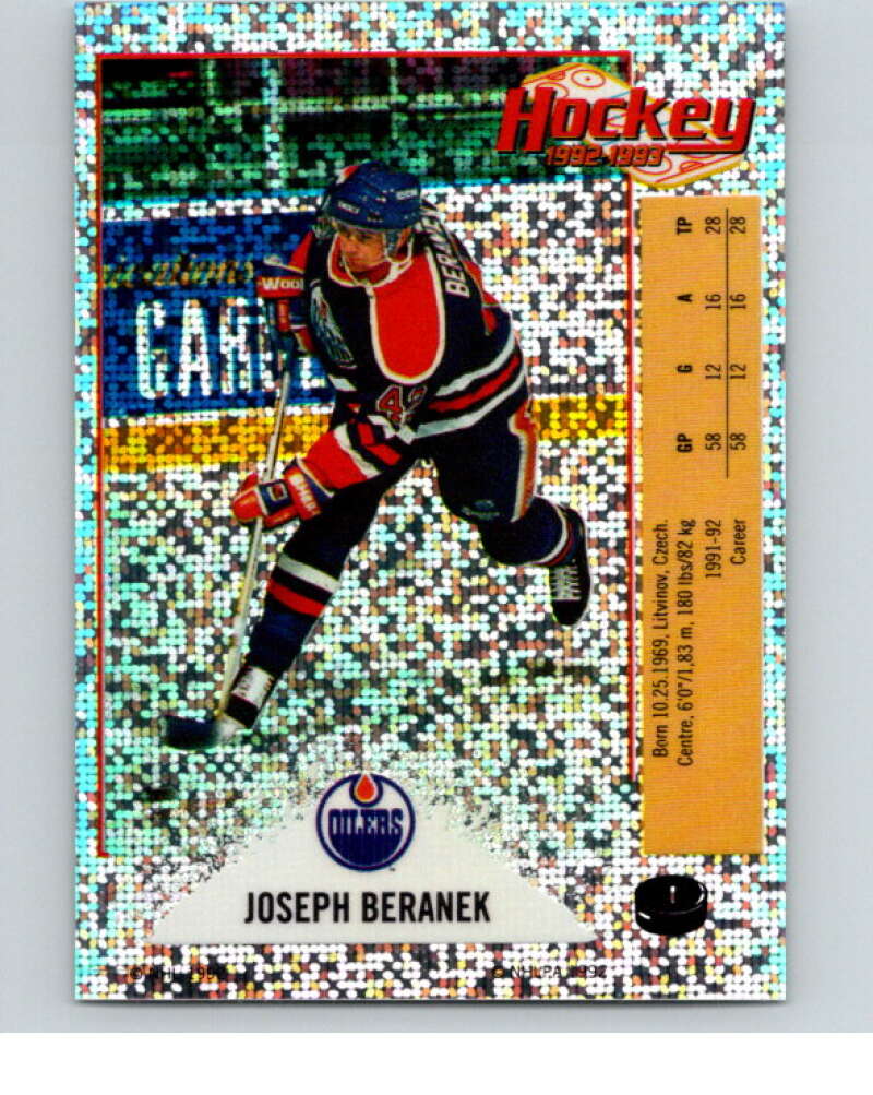 1992-93 Panini Stickers Hockey #I Joseph Beranek V83089 Image 1