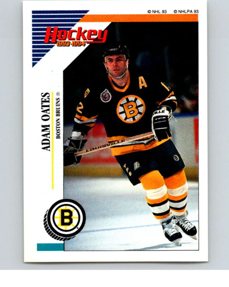 1993-94 Panini Stickers Hockey #2 Adam Oates Boston Bruins V83116 Image 1