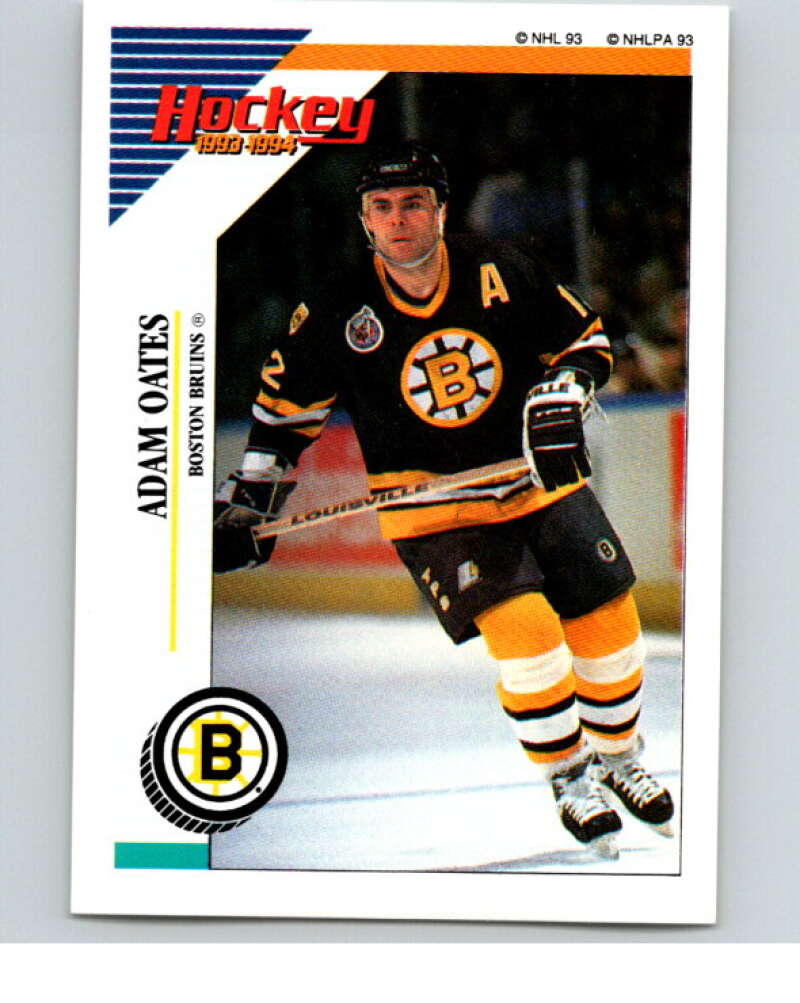 1993-94 Panini Stickers Hockey #2 Adam Oates Boston Bruins V83117 Image 1