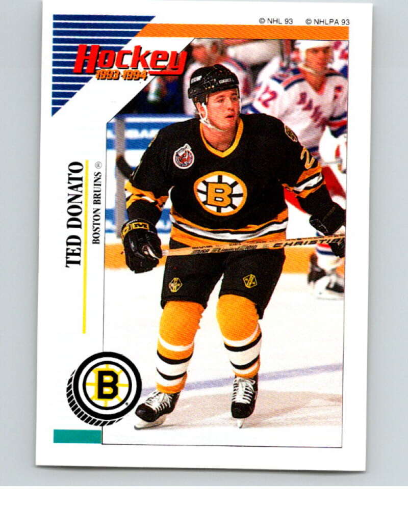 1993-94 Panini Stickers Hockey #8 Ted Donato Boston Bruins V83156 Image 1