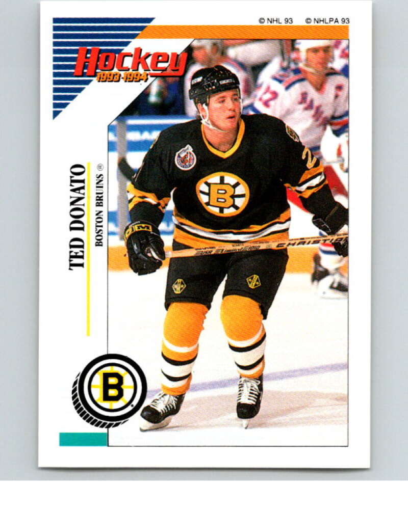 1993-94 Panini Stickers Hockey #8 Ted Donato Boston Bruins V83157 Image 1