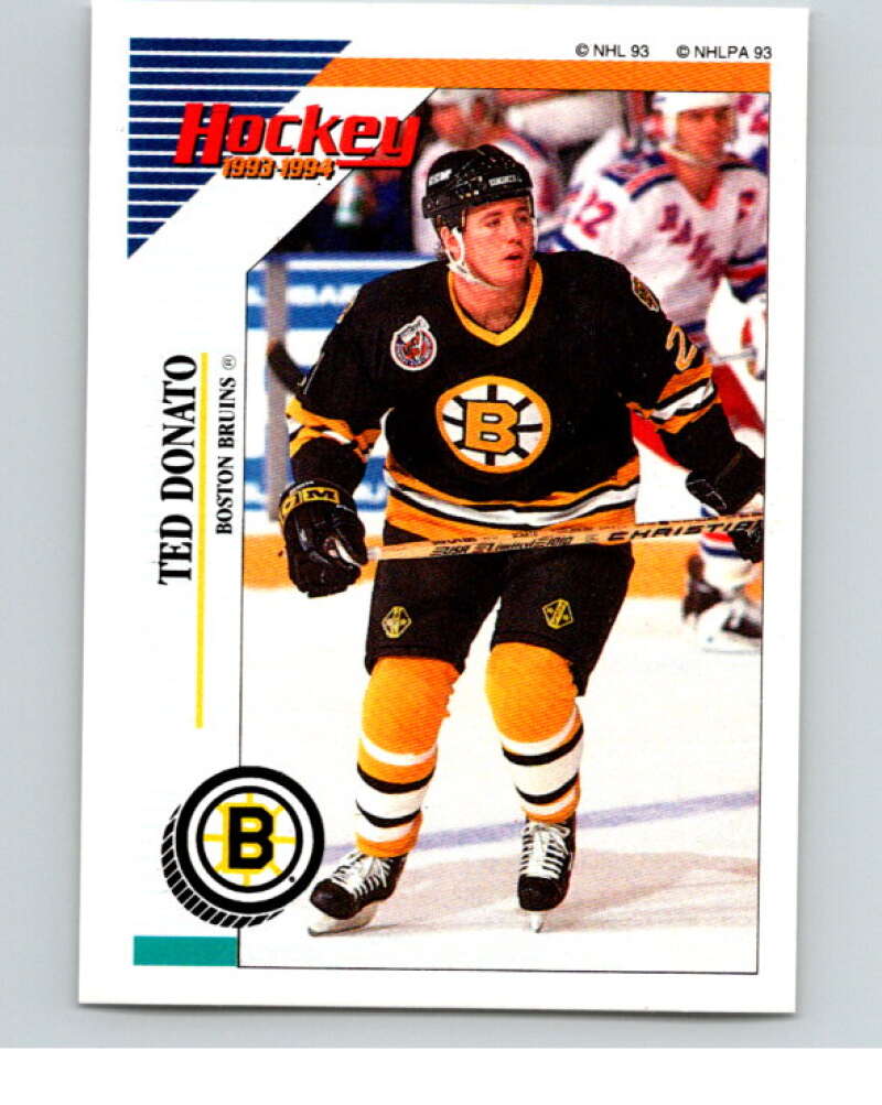 1993-94 Panini Stickers Hockey #8 Ted Donato Boston Bruins V83158 Image 1
